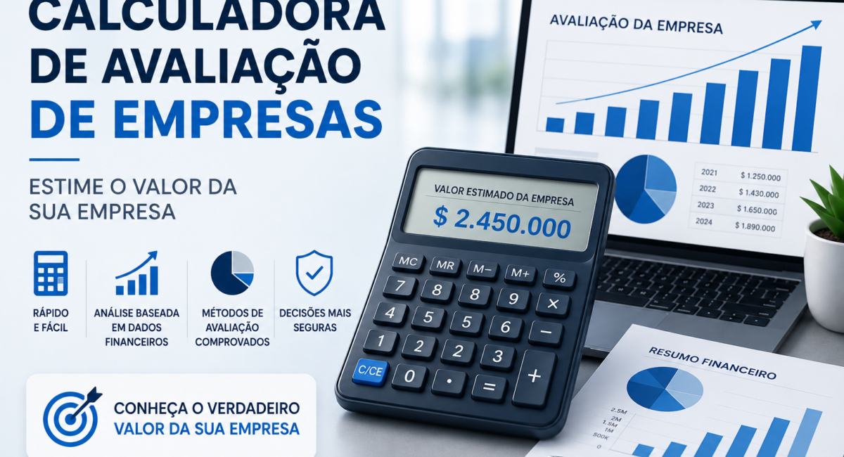 Calculadora de Avaliação de Empresas – Estime o Valor da Sua Empresa