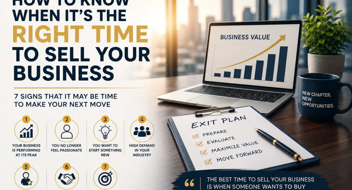 How to Know When It’s the Right Time to Sell Your Business
