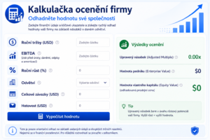 Kalkulačka ocenění firmy – Odhadněte hodnotu své společnosti