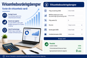 Virksomhedsvurderingsberegner – Vurder din virksomheds værdi
