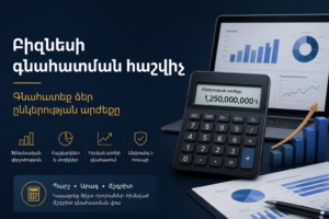 Բիզնեսի գնահատման հաշվիչ – Գնահատեք ձեր ընկերության արժեքը