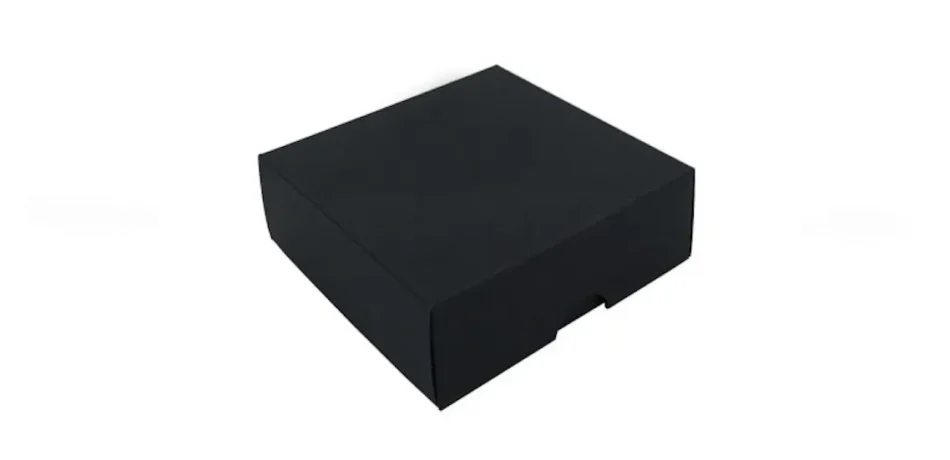 Black jewelry packaging boxes + black velvet insert