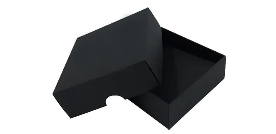 Black jewelry packaging boxes + black velvet insert