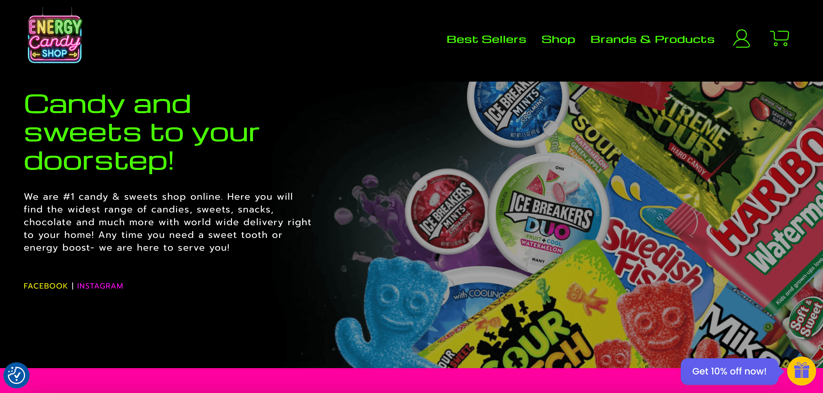 Selling an e-commerce candy shop