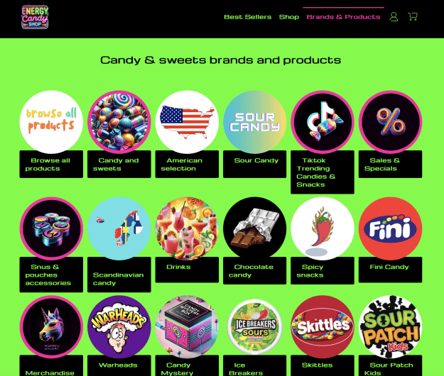 Selling an e-commerce candy shop