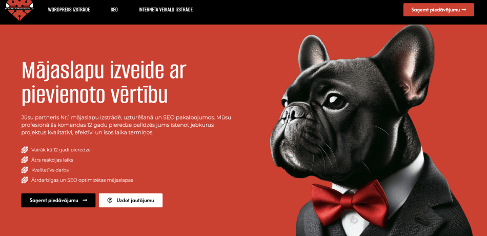 Creating websites with added value