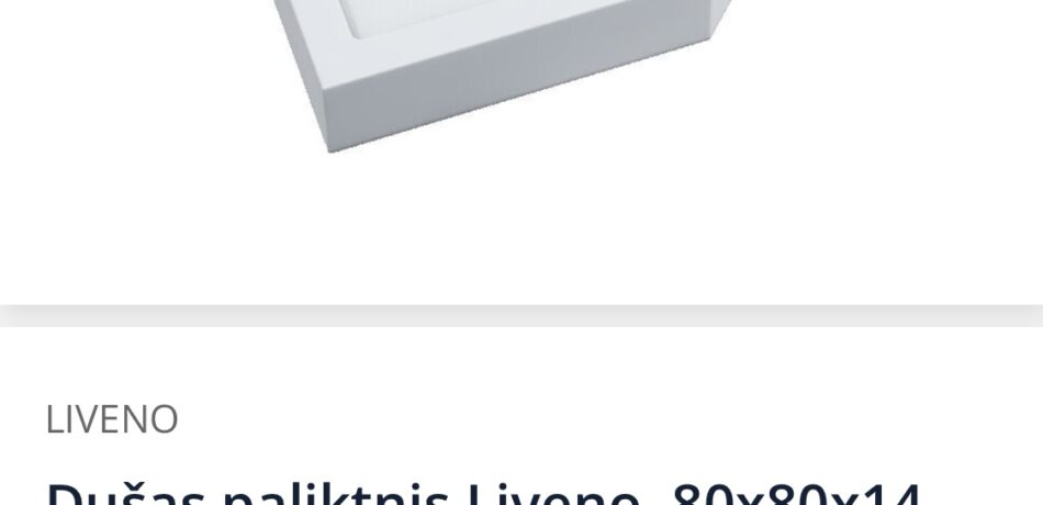 Liveno shower cabin + shower tray