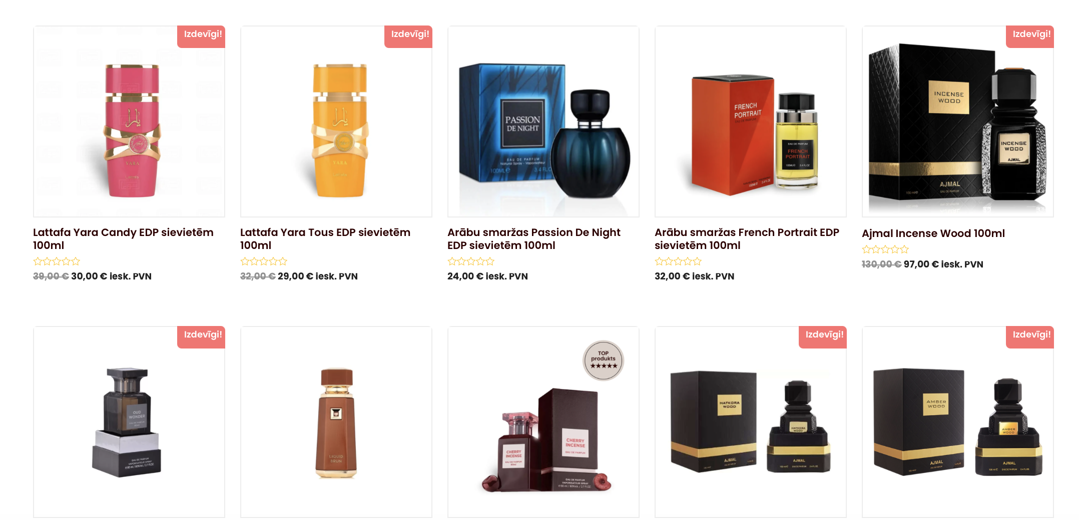 Arabic perfumes in Riga and throughout Latvia – come to our online store GREZNI.LV and find the one that suits you best.