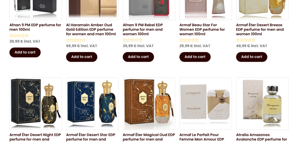 Arabic Fragrances & Perfumes