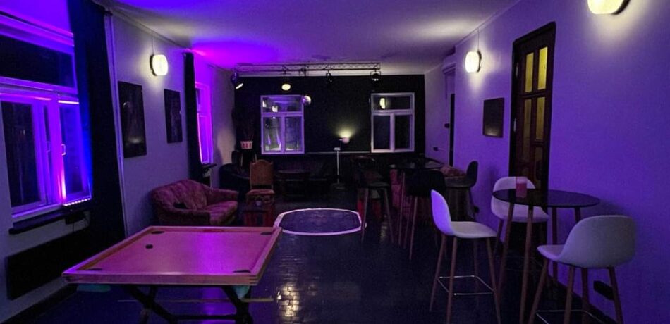 Cafe in the creative quarter of Riga city center