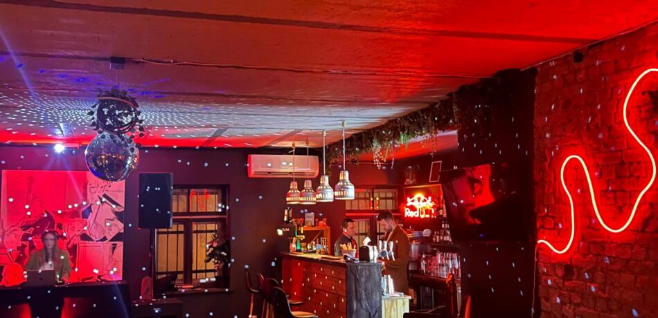 Cafe in the creative quarter of Riga city center