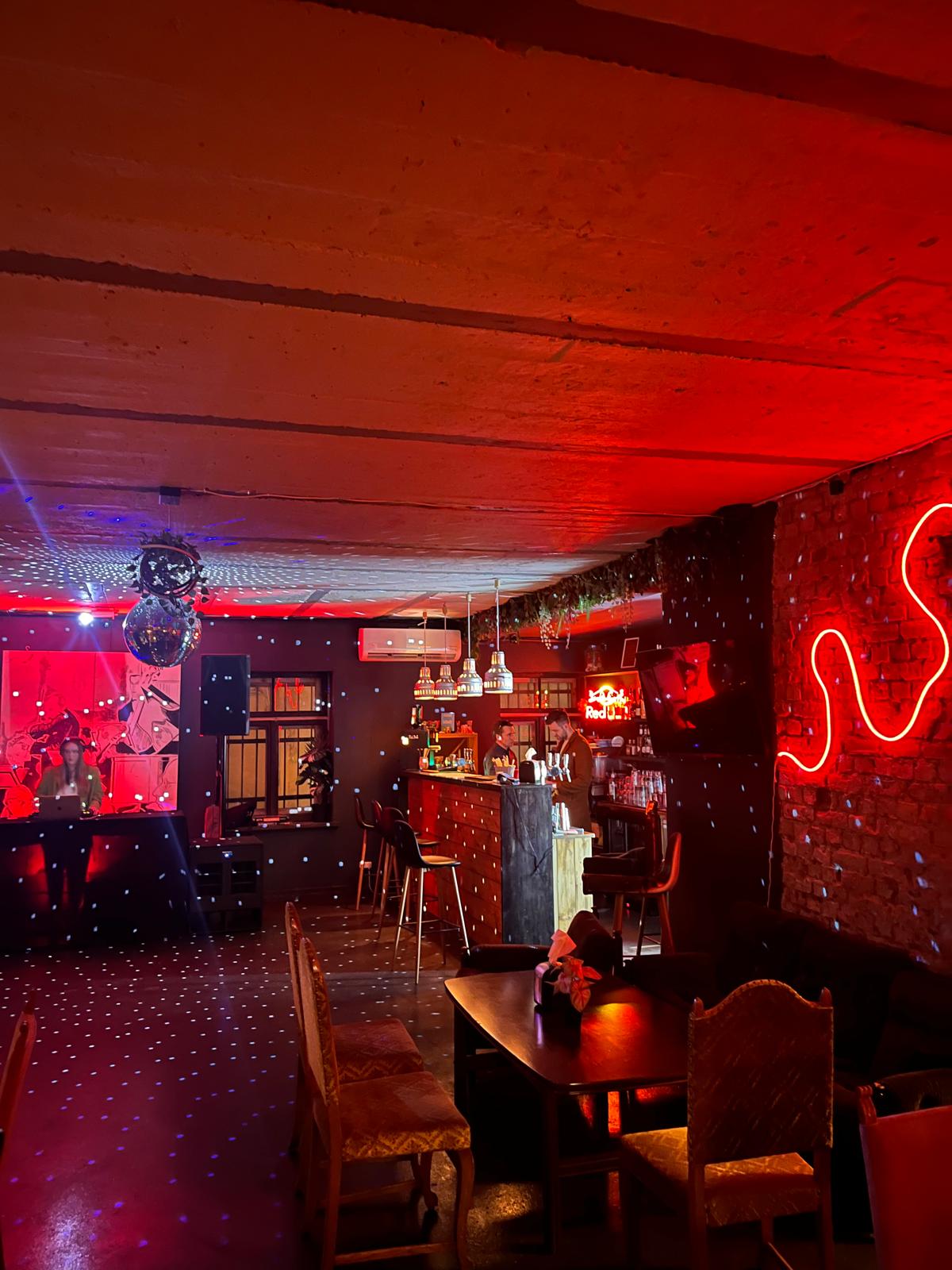 Cafe in the creative quarter of Riga city center