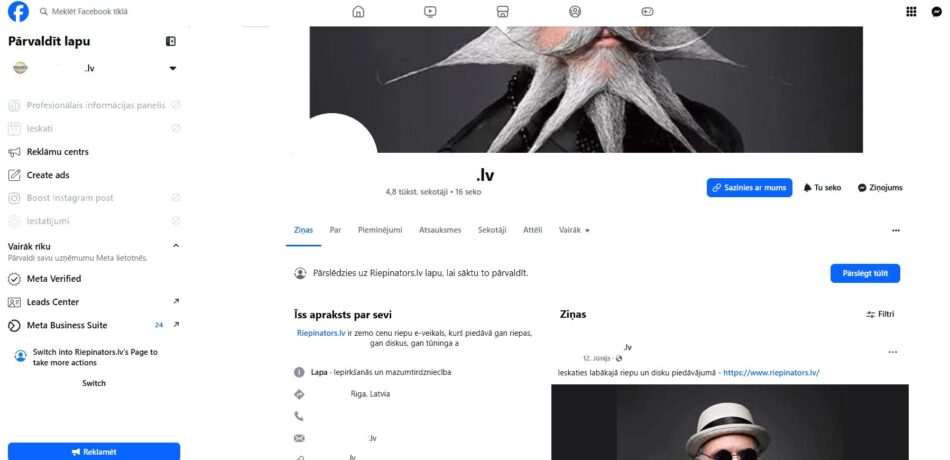 Selling Facebook and Instagram accounts with 5,000 followers