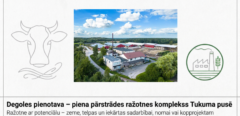 Dairy processing plant / investment and cooperation opportunity – Latvia