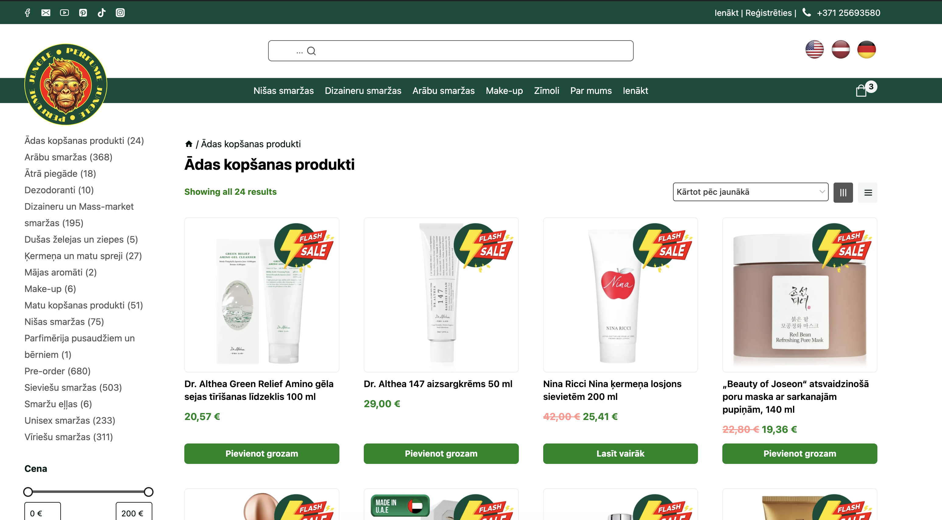 We sell ready-made e-commerce projects – ArabuSmarzas.lv & PerfumeJungle.eu