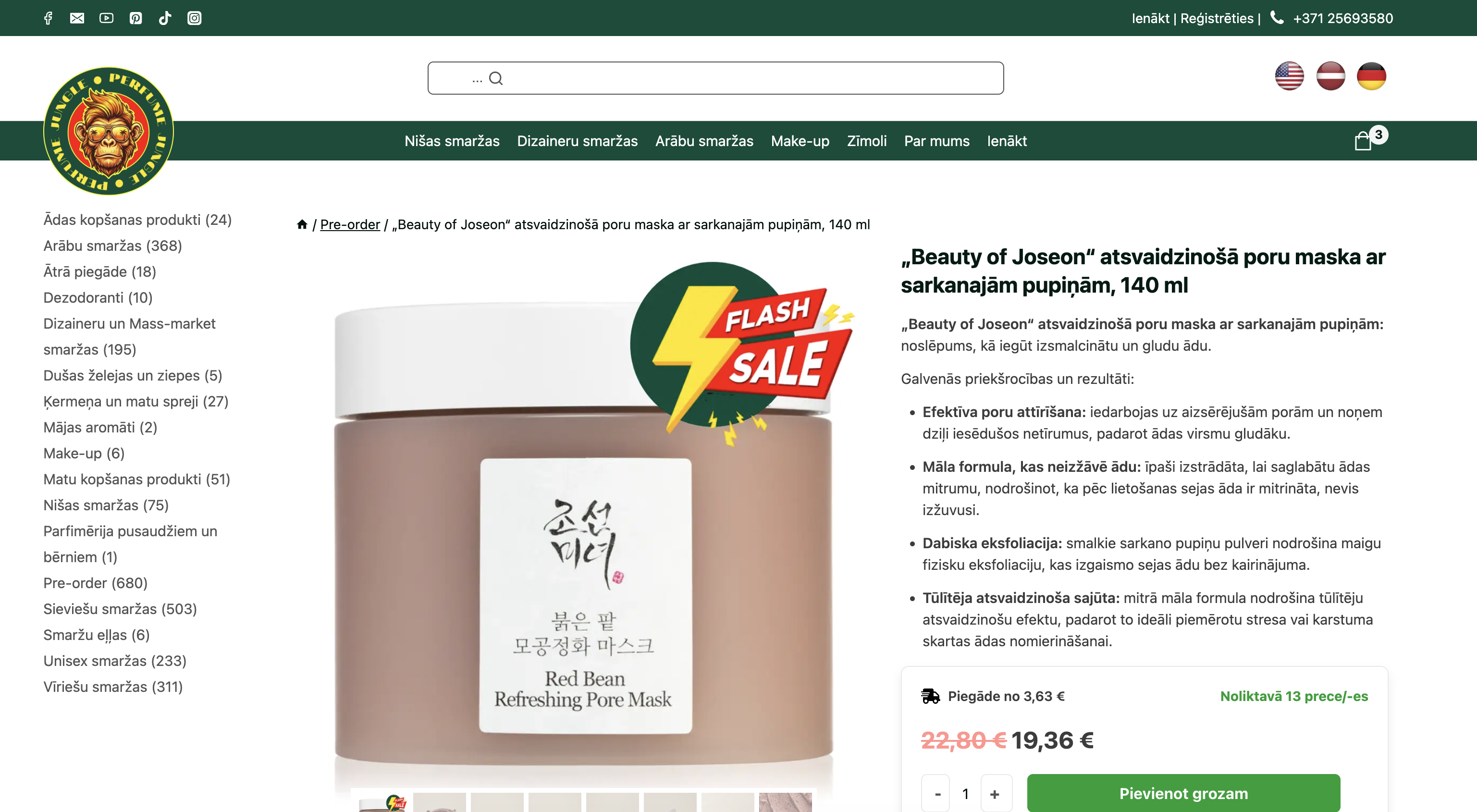 We sell ready-made e-commerce projects – ArabuSmarzas.lv & PerfumeJungle.eu