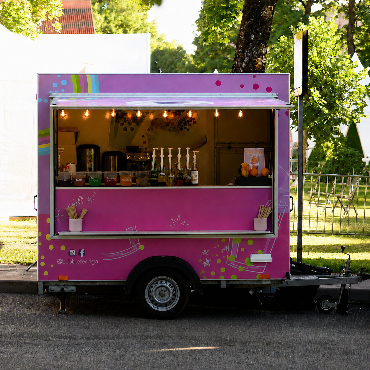 Established aesthetic Bubble Tea Café and Brand for Sale in Central of Riga, Latvia